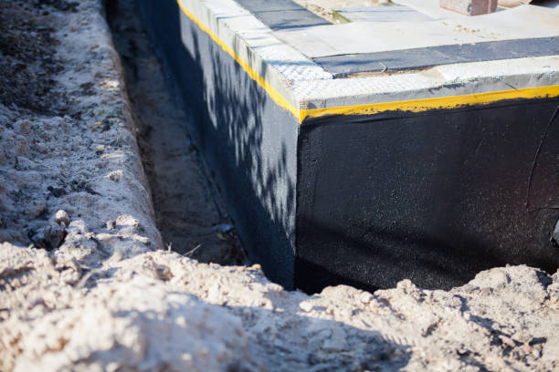 Residential Waterproofing installation at a Eaton, IN home by SJ Waterproofing Pros