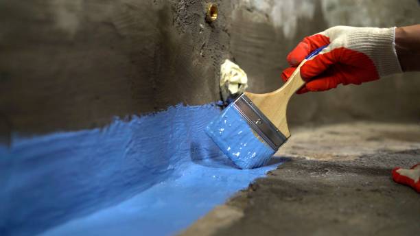 Commercial Waterproofing project at a Eaton, IN business property by SJ Waterproofing Pros